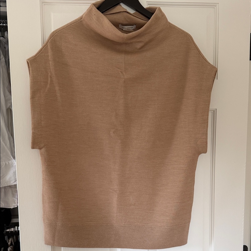 Club Monaco Beige Knit Turtleneck